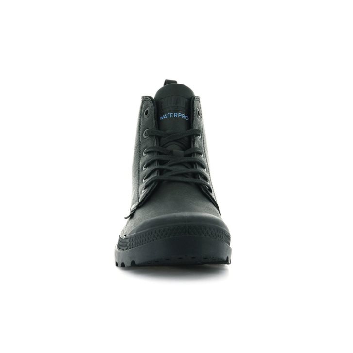 Bottes Palladium Pampa Hi Ess Leather WP+ Homme Noir | FR JDQ803C